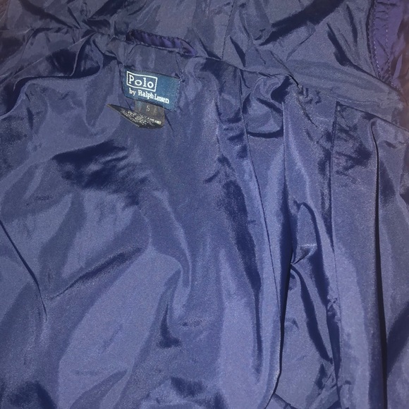 Polo Ralph Lauren boy hoodie navy blue 5y windbreaker - Picture 7 of 7